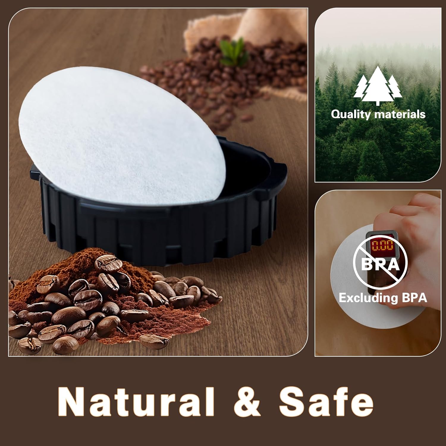 Round Coffee Filters, Compatib - Coffee Equipment Filter ulasan dan harga