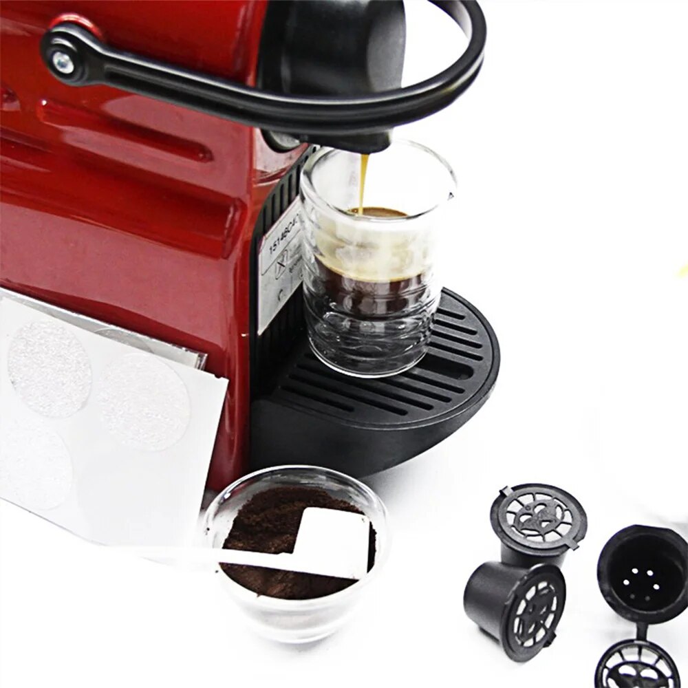 4 Pieces Reusable Coffee Capsu - Coffee Equipment Filter ulasan dan harga